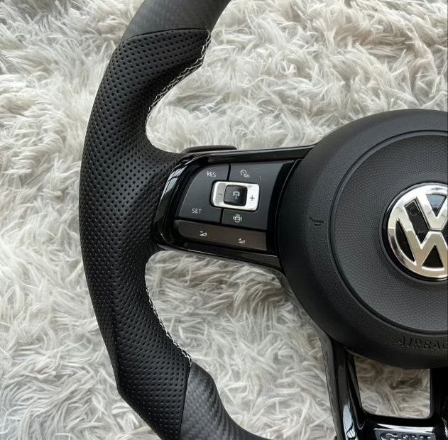 VW-sportstuur met airbag – upgrade van koolstofvezel