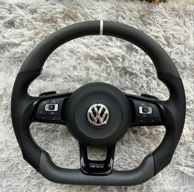 VW-sportstuur met airbag – upgrade van koolstofvezel