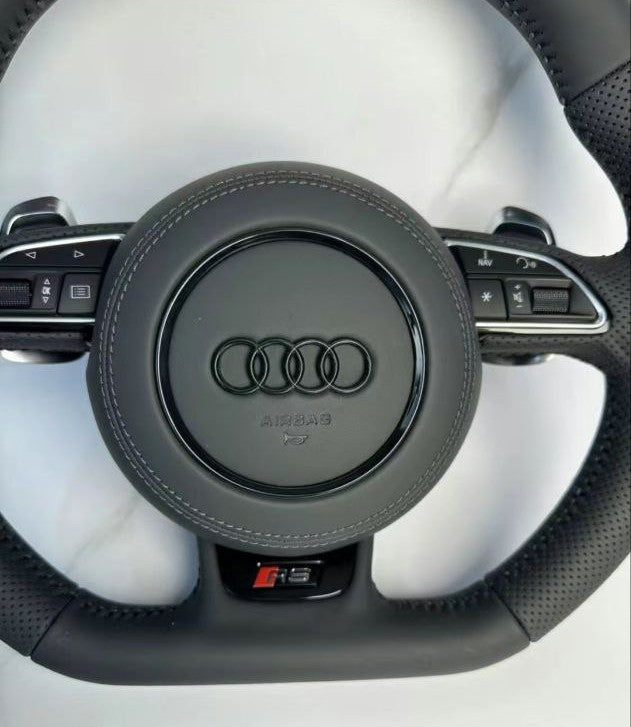 RS-sportstuur met airbag – Black Edition, leder