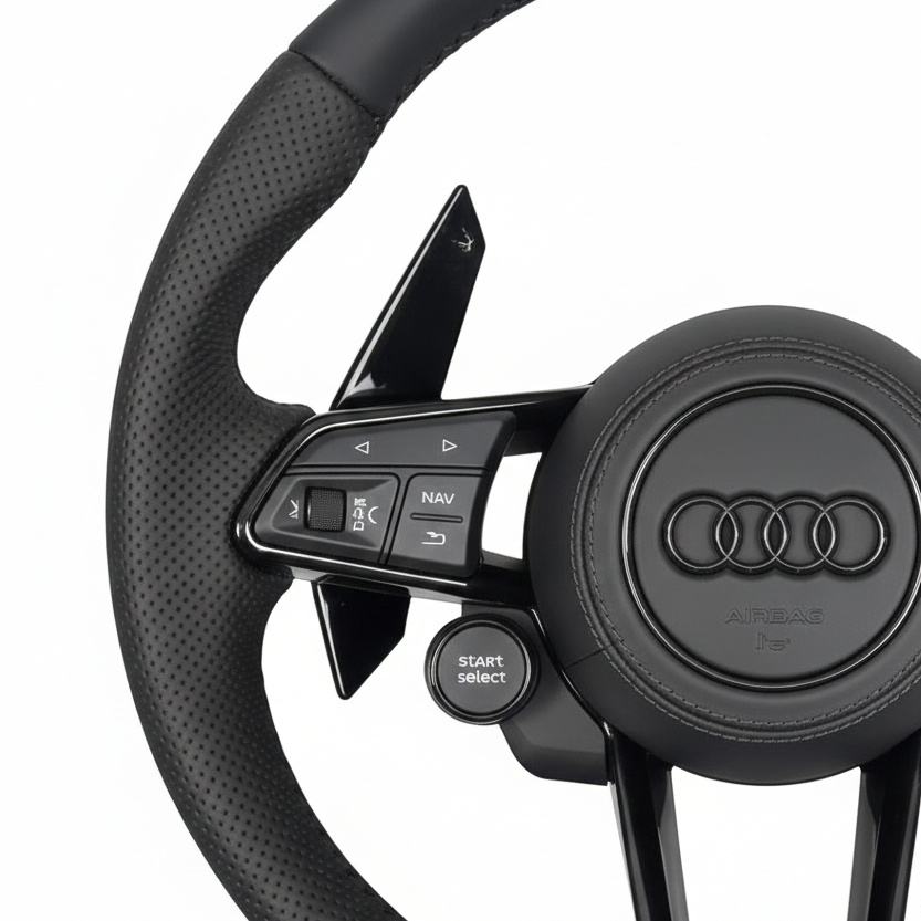 RS-Sportstuur met airbag – Geperforeerd Leer | Multifunctioneel | Sportief Design