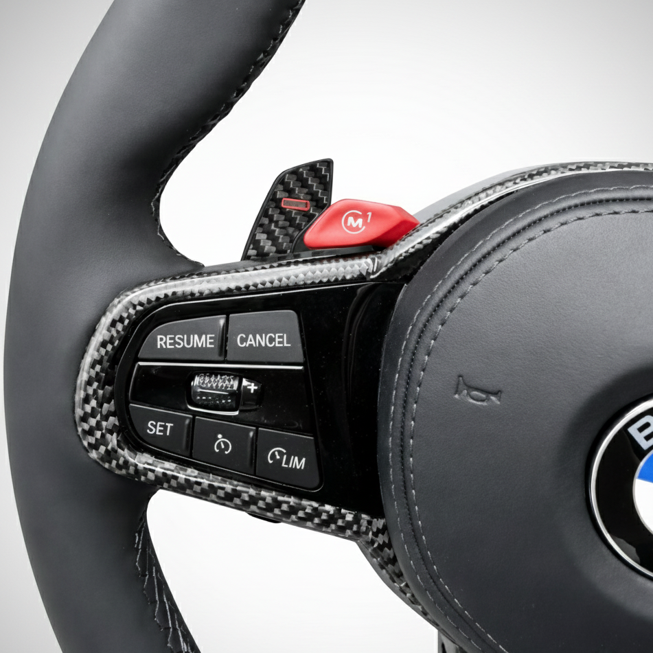 M-CS Sportstuur – Carbon Fiber & Leder | M1 / M2 | Black edition