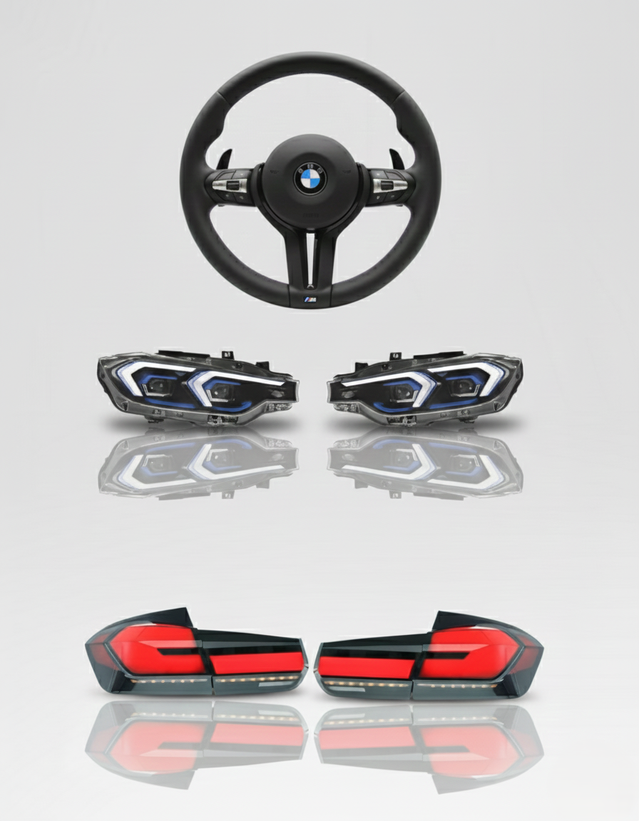 BMW M-Combo – LED Koplampen & Achterlichten + Sportstuur