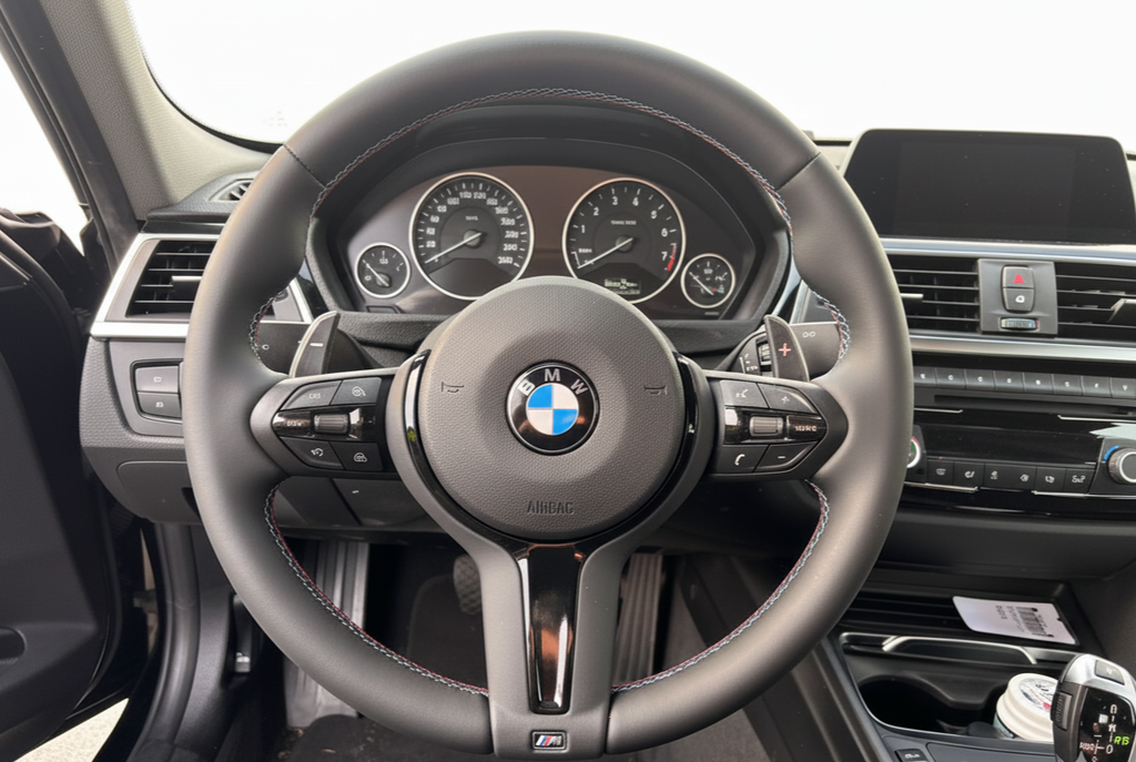 M-stuurwiel met airbag – Black Edition, nappaleer