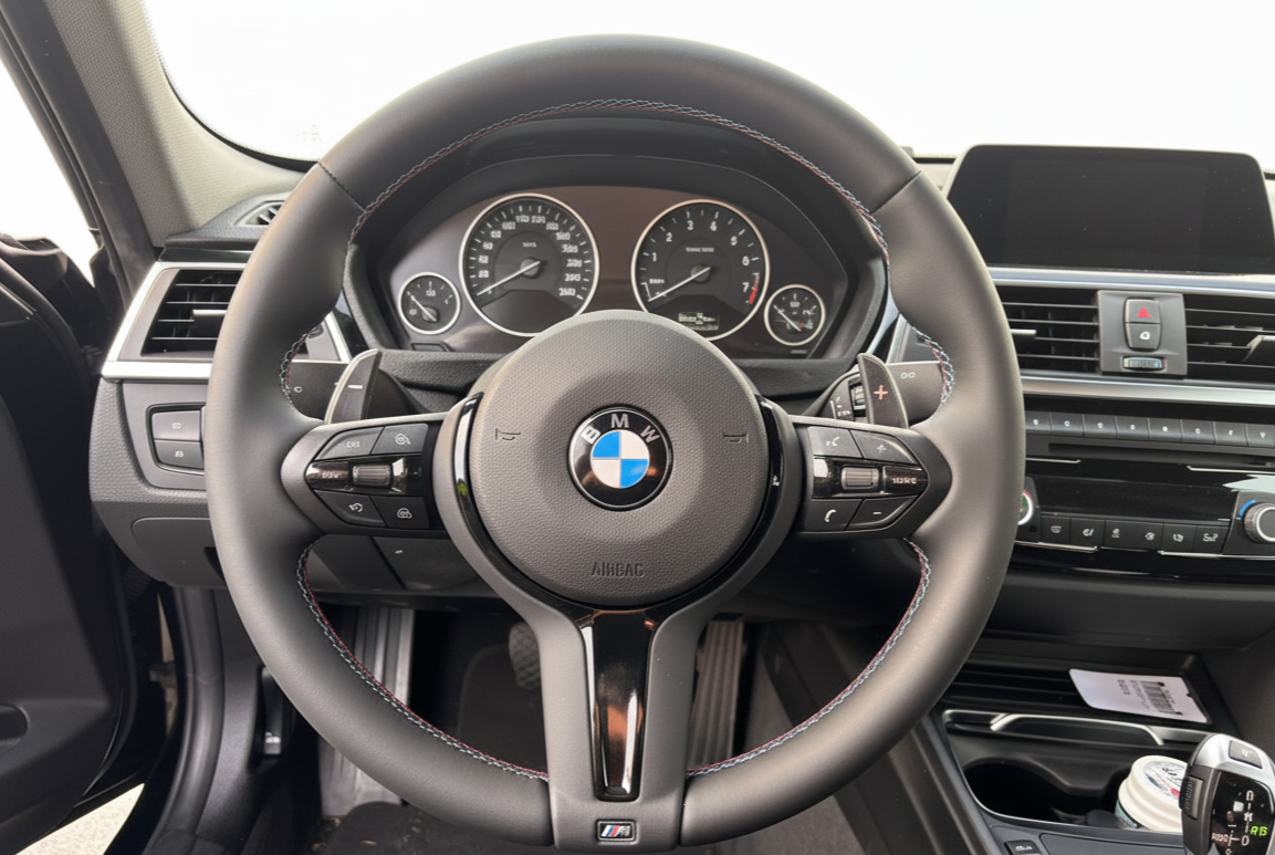 M-stuurwiel met airbag – Black Edition, nappaleer