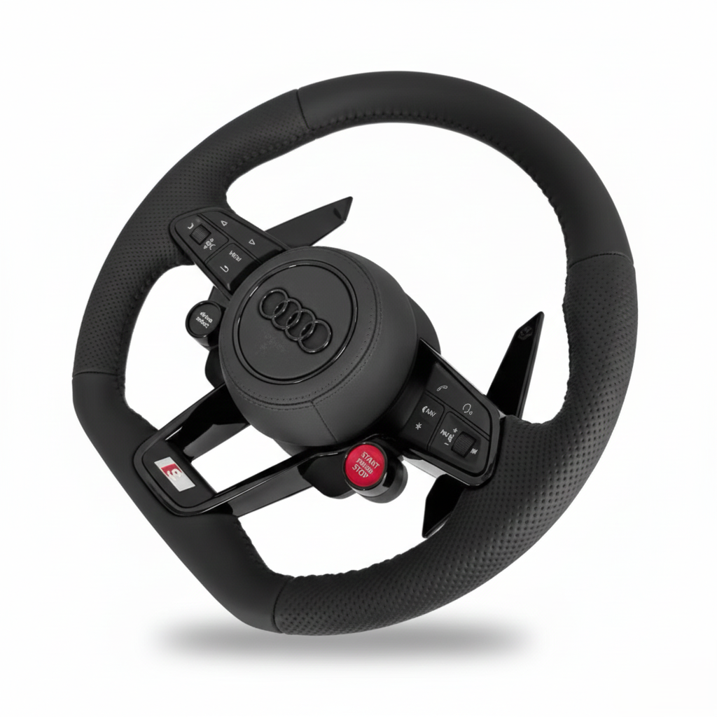 RS-Sportstuur met airbag – Geperforeerd Leer | Multifunctioneel | Sportief Design